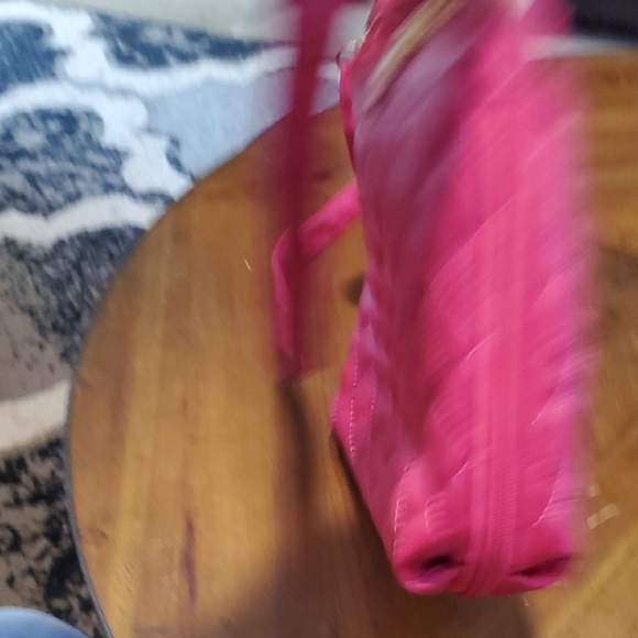 Chic Pink Quilted Shoulder Bag with Gold Studs - Picture 8 of 8